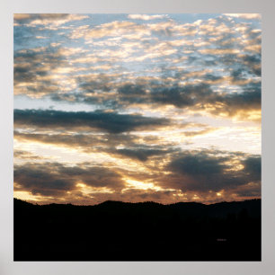 Póster Dusk nublado.....