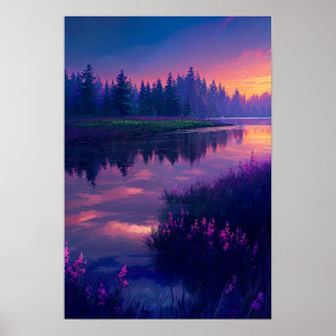 Póster Dusky River Charm