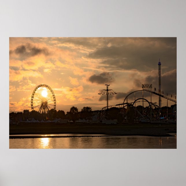 Póster Düsseldorfer Rheinkirmes en el Poster de la puesta (Frente)