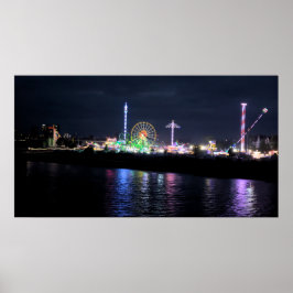 Póster Düsseldorfer Rheinkirmes por Poster nocturno