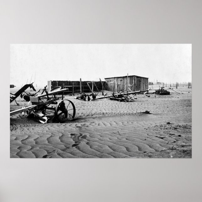 Póster Dust Bowl 1935. (Frente)
