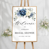 Dusty Blue Champagne Ivory Bridal Shower