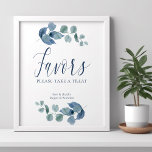 Póster Dusty Eucalyptus Sencillo Foliage de Color de Agua<br><div class="desc">El eucalipto favorece la señalización con caligrafía elegante y hojas de eucalúto. Diseño botánico sobrio y sobrio, con vegetación y vegetación acuarela en verde gris azul polvoriento. Perfecto para el eucalipto y el boda botánico, la ducha de novia, la ducha de bebé, etc. Por favor, navegue por mi tienda -...</div>