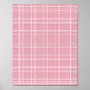 Póster Dusty Pink Gingham