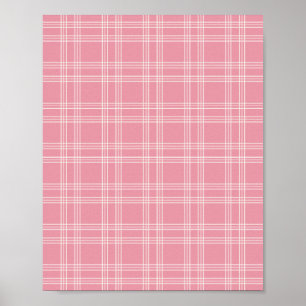 Póster Dusty Pink Gingham 02