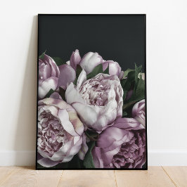 Póster Dusty Pink Peony Bouquet Poster