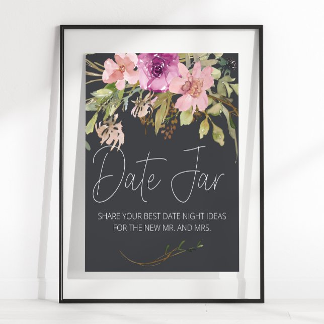 Póster Dusty Púrpura Púrpura Elegante Rótulo Nocturno De  (Subido por el creador)