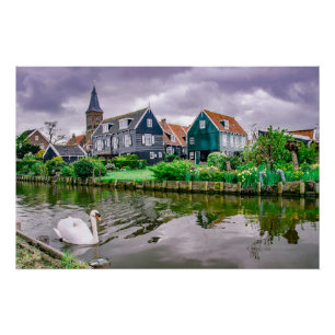 Póster Dutch Village Marken