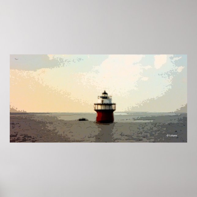 Póster Duxbury Pier, Bug Light (Frente)