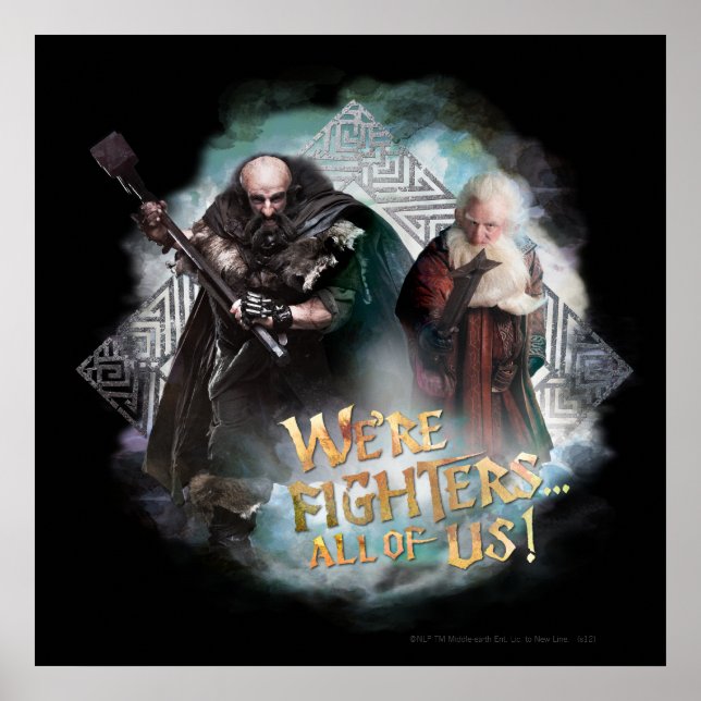 Póster Dwalin y Balin (Frente)