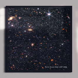 Póster Dwarf Galaxy WLM James Webb Telescope Hi-Res