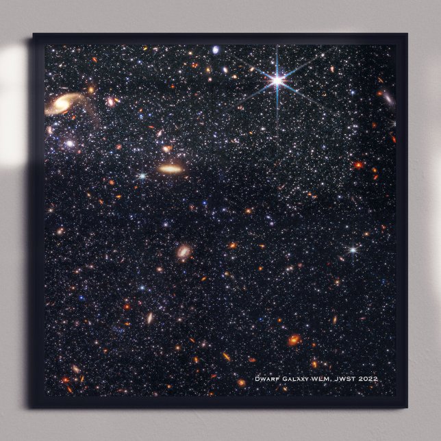 Póster Dwarf Galaxy WLM James Webb Telescope Hi-Res (Subido por el creador)