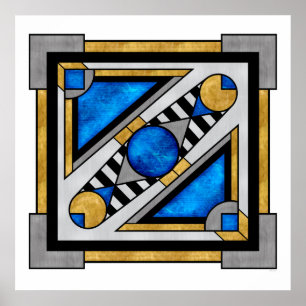 Póster Dwarven Chest - Resumen de la fantasía del Art Dec