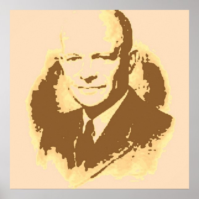Póster Dwight D Eisenhower (Frente)