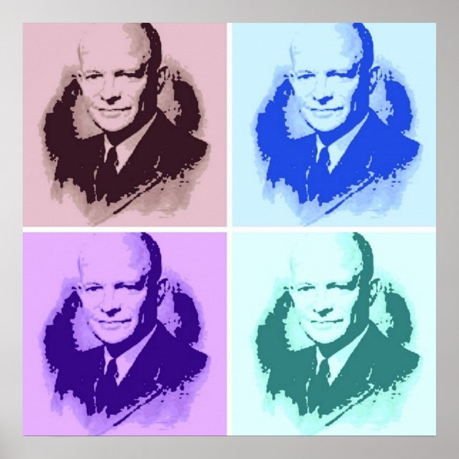 Póster Dwight D Eisenhower (Frente)