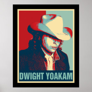 Póster Dwight Yoakam Retro Hope Style Regalo Para Los Fan