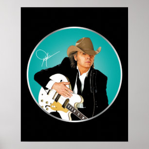 Póster Dwight Yoakam Signature Gift Para Los Fans.png
