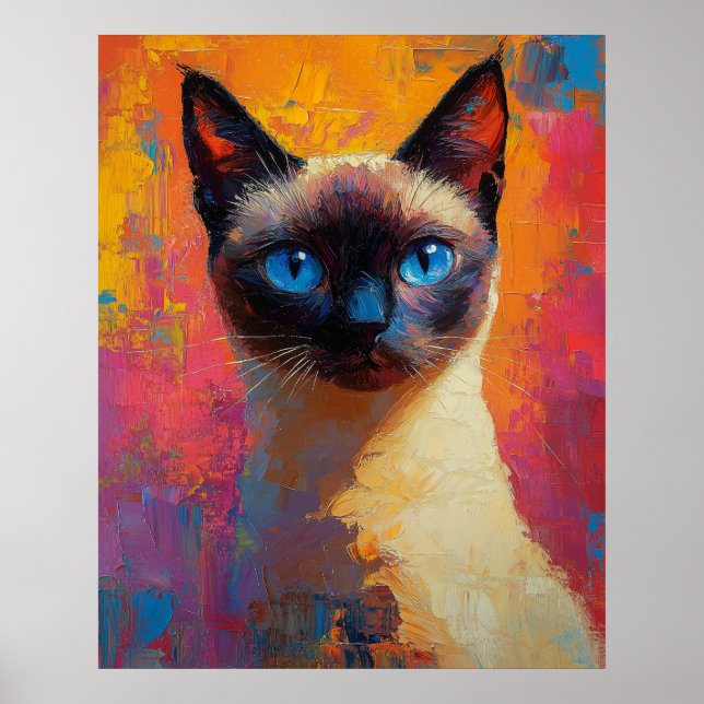 Póster Dynamic Siamese Painting (Frente)