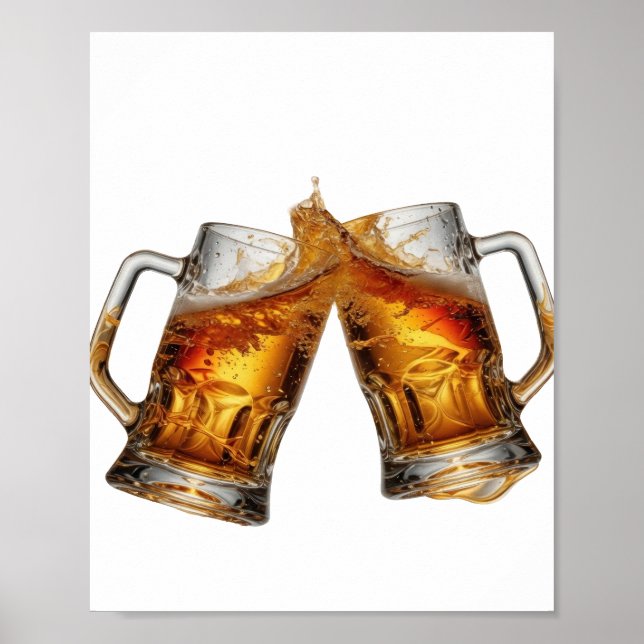 Póster Dynamic Silver BRINDIS POR LA BUENA SALUD v2 (Frente)