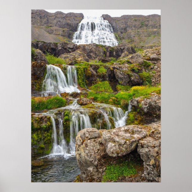 Póster Dynjandifoss, Islandia, Poster de Muros (Frente)