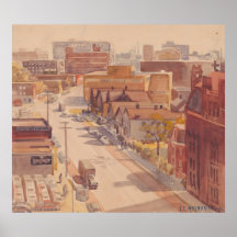 E 18th Street Looking South - Hopper Print