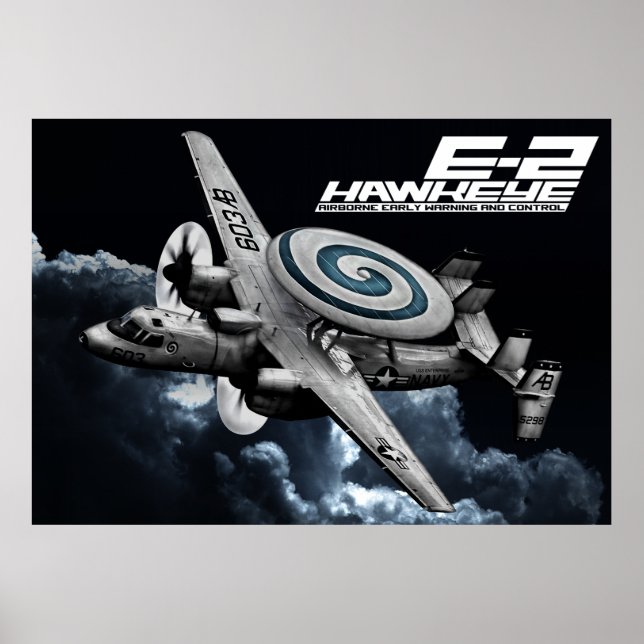 Póster E-2 Hawkeye (Frente)