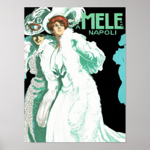 Póster E. A. Mele ~ Women in White