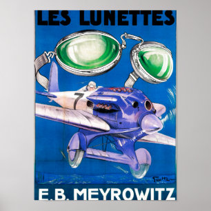 Póster E.B. Meyrowitz Flying Goggles Advertisement