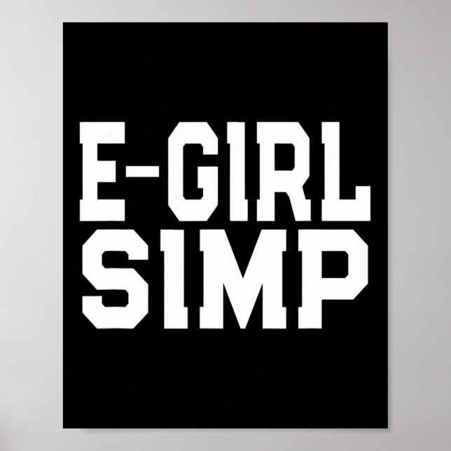 Póster E-chica Simp - Graciosa Novedad Simp - Simp Hallow (Frente)