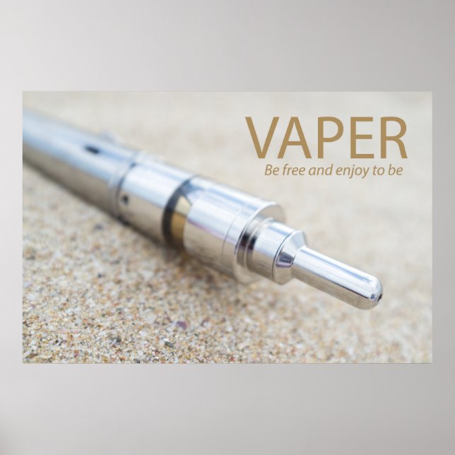Póster E-cig and vaping (Frente)