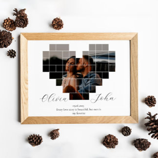 POSTER E IMPRESIÓN DE LA COLLAGE CARDÍACA ANIVERSA