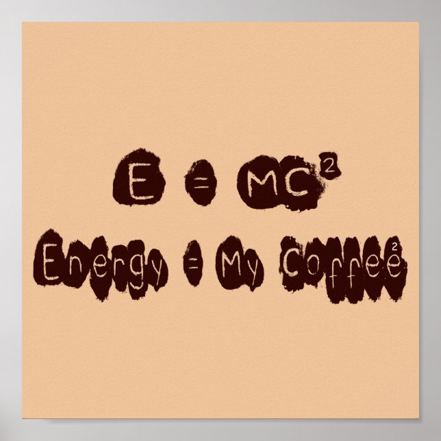 PÓSTER E = MC2 (Frente)
