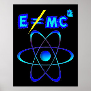 Póster E no = mc2 - Einstein estaba equivocado!