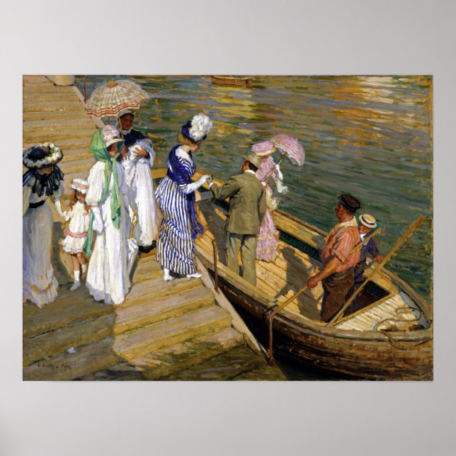 Póster E. Phillips Fox The Ferry (Frente)