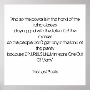 Póster E Pluribus Unum