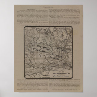 Póster E Washington, N Idaho