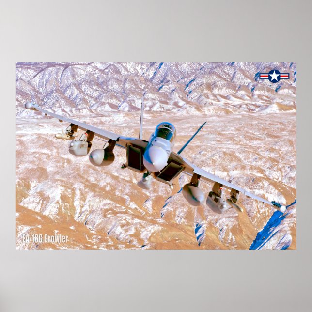 PÓSTER EA-18G GROWLER (Frente)