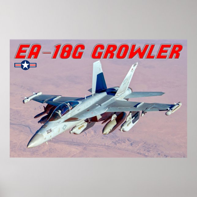 PÓSTER EA-18G GROWLER (Frente)