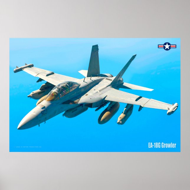 PÓSTER EA-18G GROWLER (Frente)