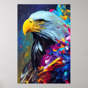 Póster Eagle águila calva descubrimiento animal naturalez