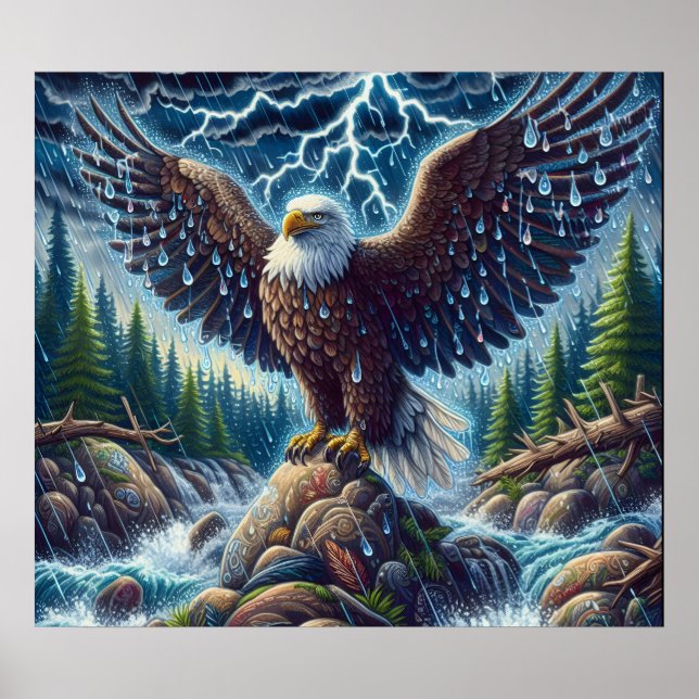 Póster Eagle Art Poster (Frente)
