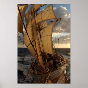 Póster Eagle del mar