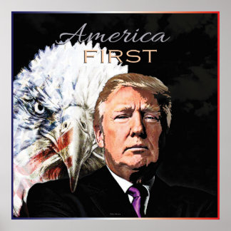 PÓSTER EAGLE DOS DEL PRIMER LEMA DE ESTADOS UNIDOS