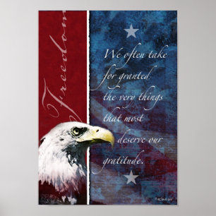 Póster Eagle Freedom Poster