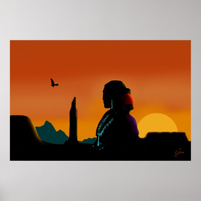 Póster Eagle Gaze (Frente)