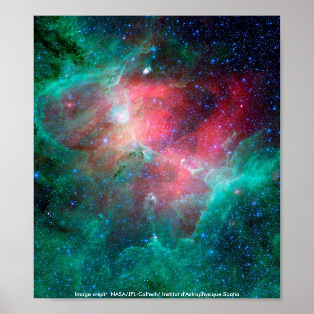 Póster Eagle Nebula / False Color (Frente)