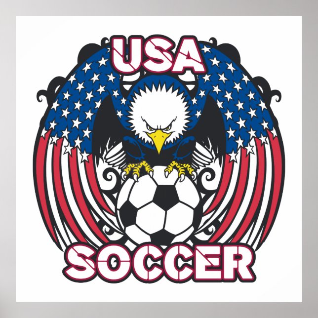 Póster Eagle USA Soccer (Frente)