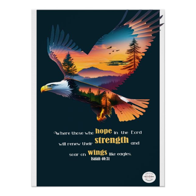 Poster Eagle Wings (Anverso)