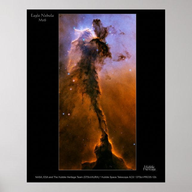 Póster EagleNebula-M16-2005-12b (Frente)
