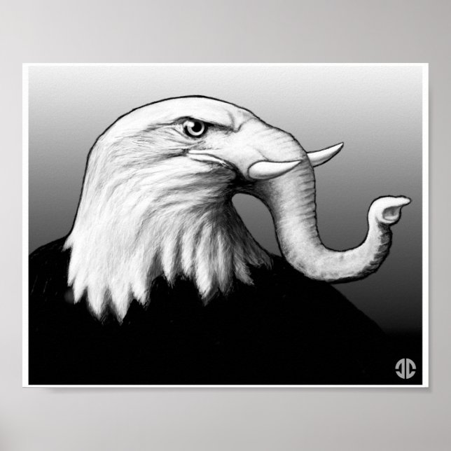 Póster Eaglephant (Frente)